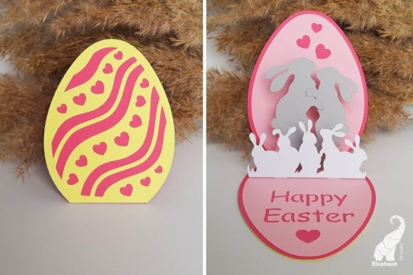 3D Pop Up Card Easter Egg