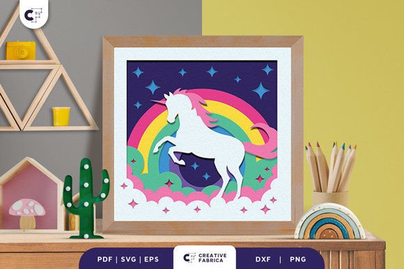 Bringing Magic Home: The Ultimate Guide to the Colorful Unicorn 3D Shadow Box SVG