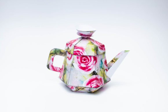 Floral Teapot 3D SVG: A Comprehensive Evaluation for Paper Crafters