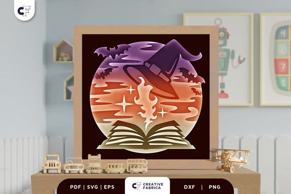 Wizard with Magic Book 3D Paper Cut: Crafting a Portal to Mystical Artistry